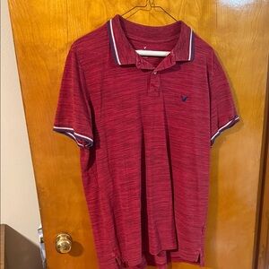 American Eagle Outfitters Maroon Polo Shirt